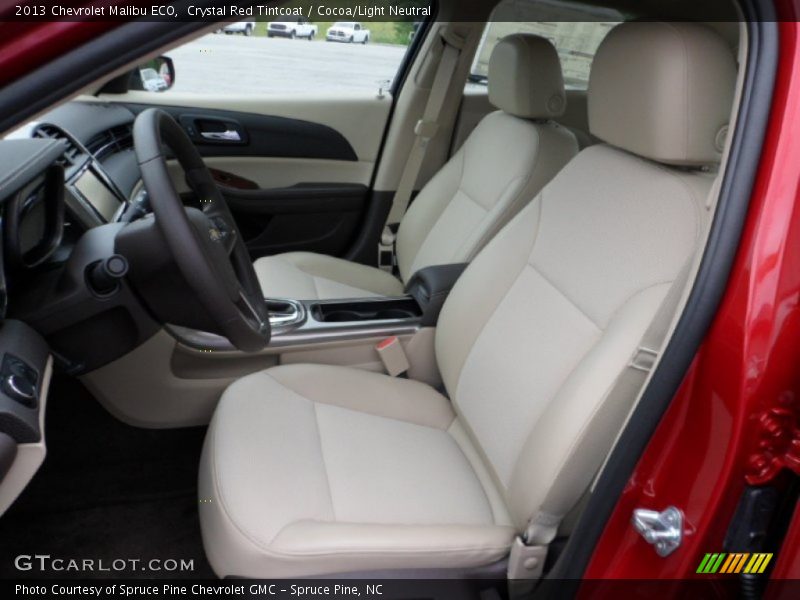 Crystal Red Tintcoat / Cocoa/Light Neutral 2013 Chevrolet Malibu ECO