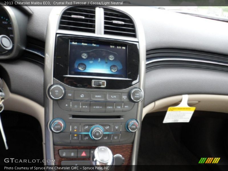 Crystal Red Tintcoat / Cocoa/Light Neutral 2013 Chevrolet Malibu ECO