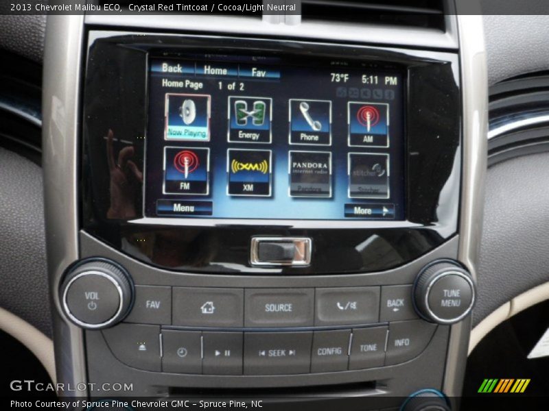 Crystal Red Tintcoat / Cocoa/Light Neutral 2013 Chevrolet Malibu ECO