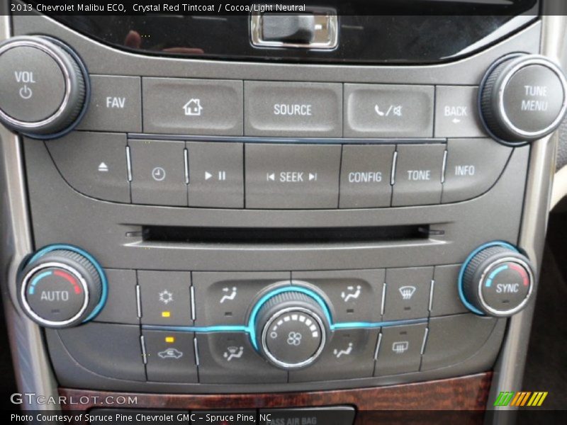 Crystal Red Tintcoat / Cocoa/Light Neutral 2013 Chevrolet Malibu ECO