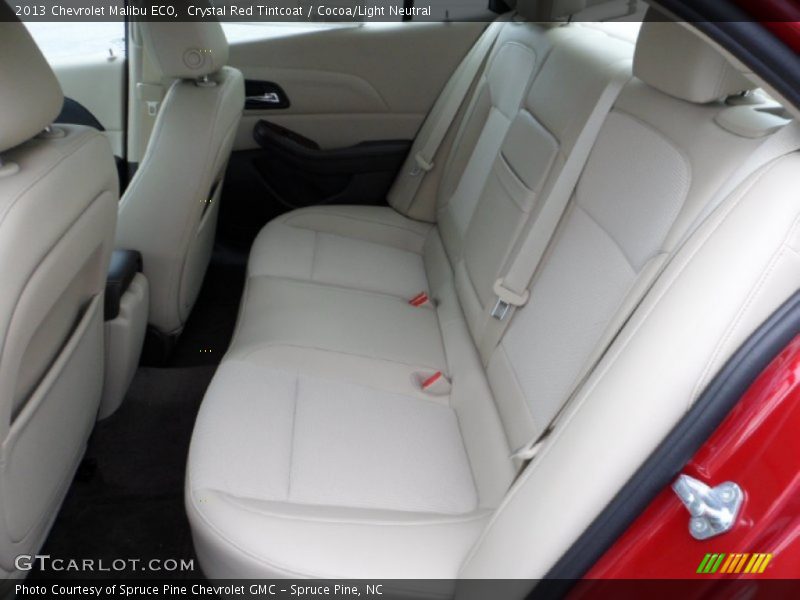 Crystal Red Tintcoat / Cocoa/Light Neutral 2013 Chevrolet Malibu ECO