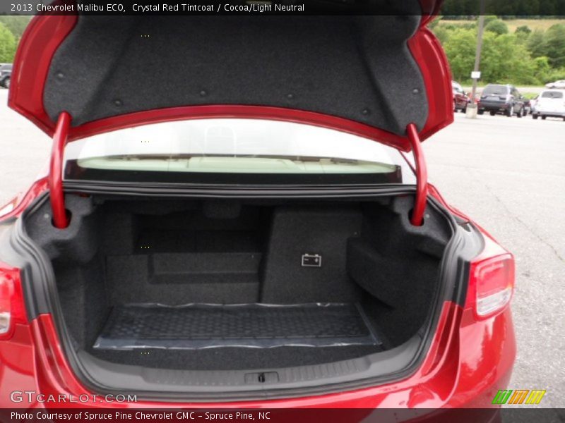 Crystal Red Tintcoat / Cocoa/Light Neutral 2013 Chevrolet Malibu ECO