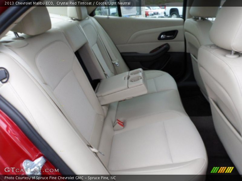 Crystal Red Tintcoat / Cocoa/Light Neutral 2013 Chevrolet Malibu ECO
