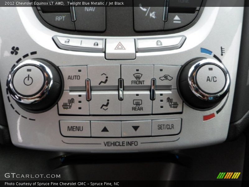 Twilight Blue Metallic / Jet Black 2012 Chevrolet Equinox LT AWD
