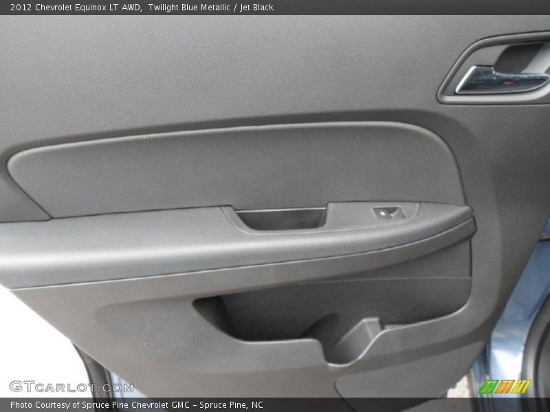 Twilight Blue Metallic / Jet Black 2012 Chevrolet Equinox LT AWD