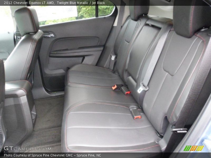 Twilight Blue Metallic / Jet Black 2012 Chevrolet Equinox LT AWD