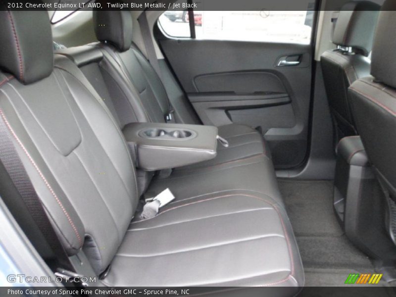 Twilight Blue Metallic / Jet Black 2012 Chevrolet Equinox LT AWD