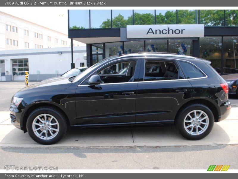Brilliant Black / Black 2009 Audi Q5 3.2 Premium quattro