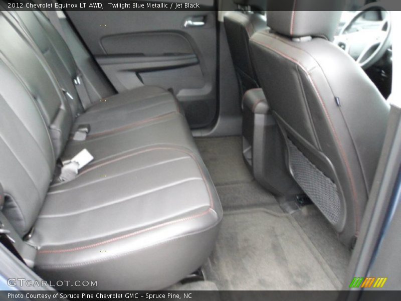 Twilight Blue Metallic / Jet Black 2012 Chevrolet Equinox LT AWD