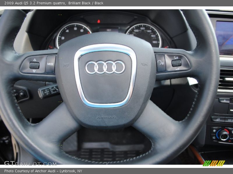 Brilliant Black / Black 2009 Audi Q5 3.2 Premium quattro
