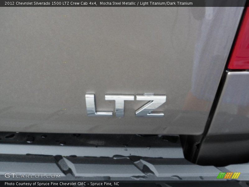 Mocha Steel Metallic / Light Titanium/Dark Titanium 2012 Chevrolet Silverado 1500 LTZ Crew Cab 4x4
