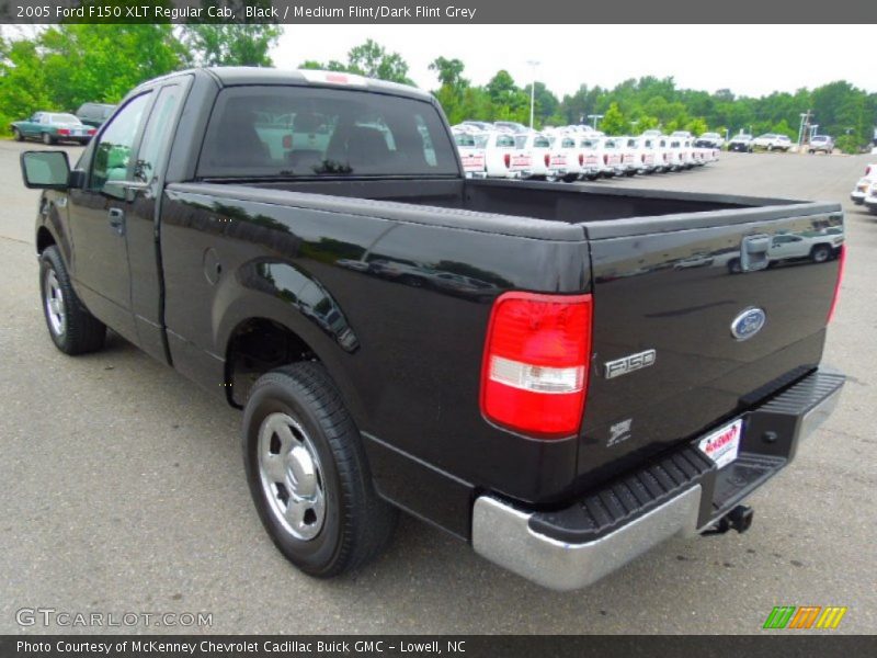 Black / Medium Flint/Dark Flint Grey 2005 Ford F150 XLT Regular Cab