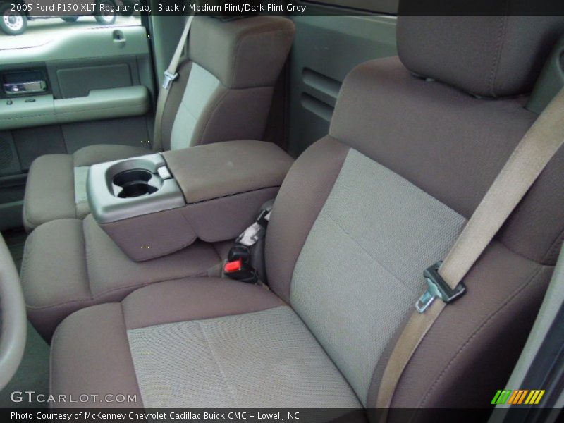 Black / Medium Flint/Dark Flint Grey 2005 Ford F150 XLT Regular Cab