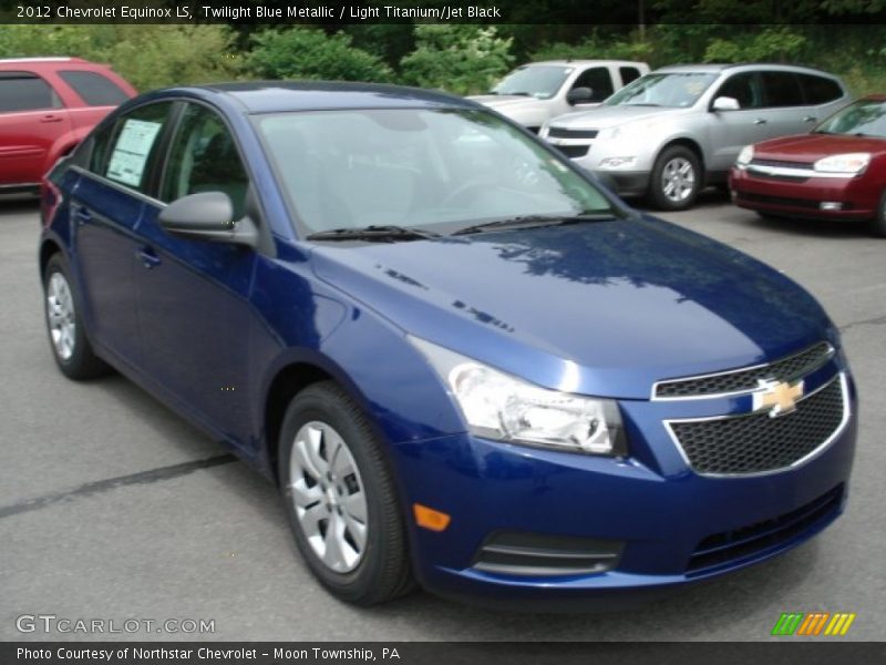 Twilight Blue Metallic / Light Titanium/Jet Black 2012 Chevrolet Equinox LS