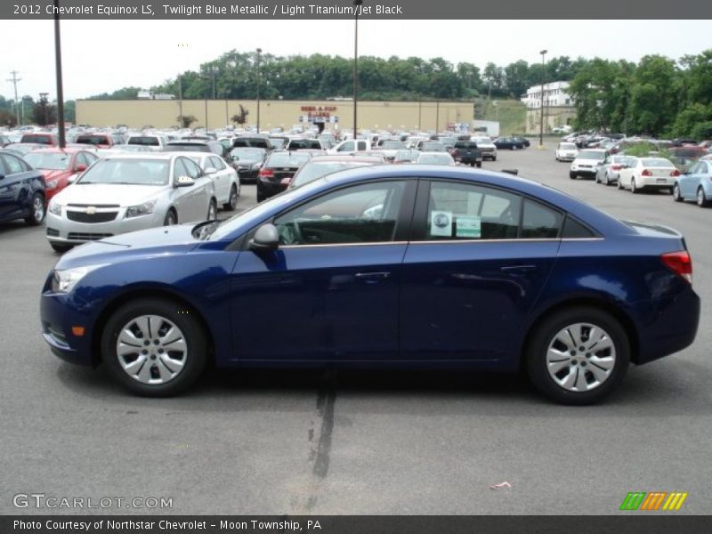 Twilight Blue Metallic / Light Titanium/Jet Black 2012 Chevrolet Equinox LS