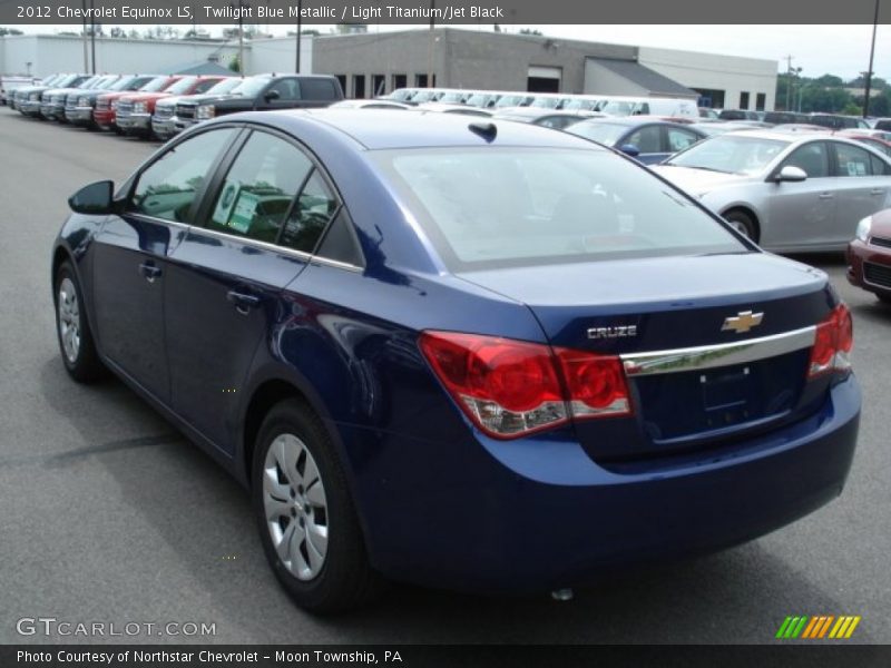 Twilight Blue Metallic / Light Titanium/Jet Black 2012 Chevrolet Equinox LS