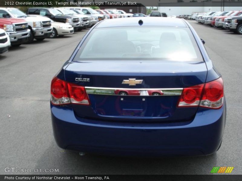 Twilight Blue Metallic / Light Titanium/Jet Black 2012 Chevrolet Equinox LS