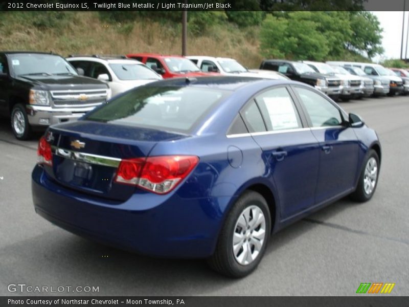 Twilight Blue Metallic / Light Titanium/Jet Black 2012 Chevrolet Equinox LS