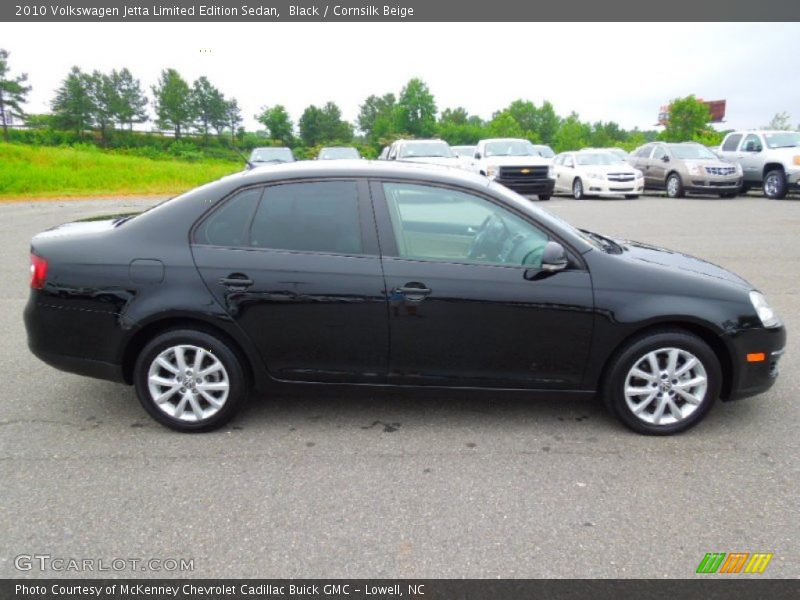 Black / Cornsilk Beige 2010 Volkswagen Jetta Limited Edition Sedan