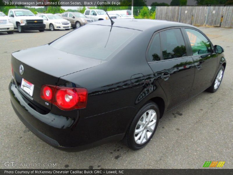 Black / Cornsilk Beige 2010 Volkswagen Jetta Limited Edition Sedan