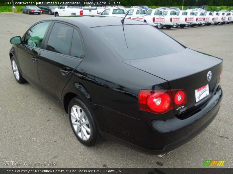 Black / Cornsilk Beige 2010 Volkswagen Jetta Limited Edition Sedan