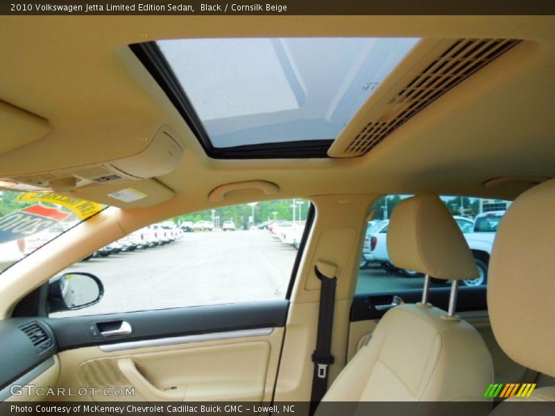 Black / Cornsilk Beige 2010 Volkswagen Jetta Limited Edition Sedan
