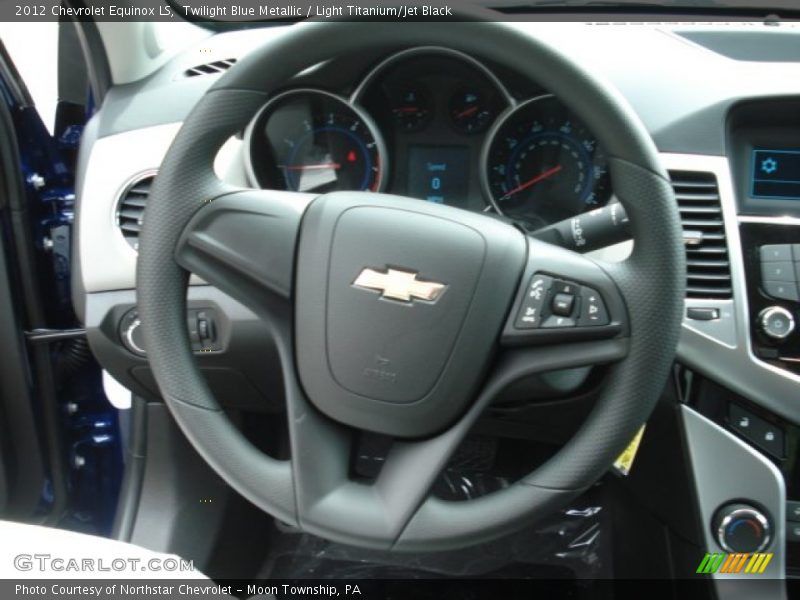 Twilight Blue Metallic / Light Titanium/Jet Black 2012 Chevrolet Equinox LS