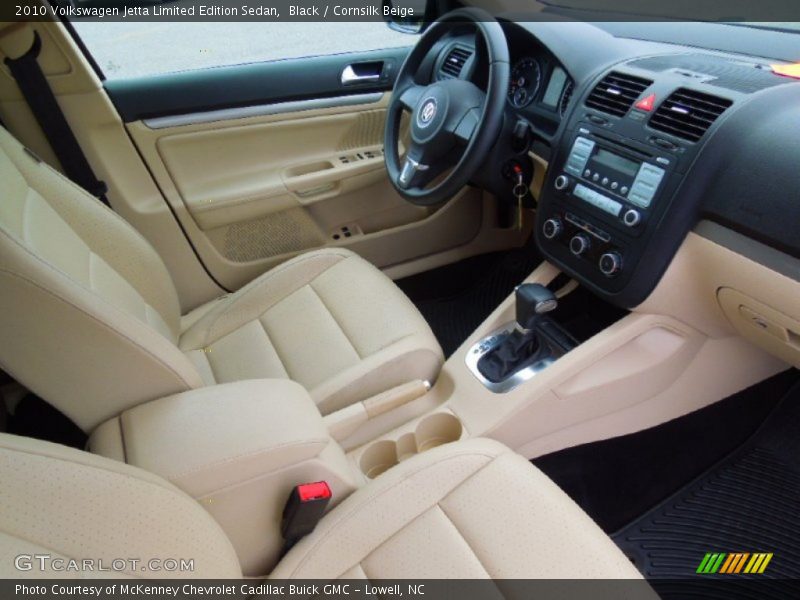 Black / Cornsilk Beige 2010 Volkswagen Jetta Limited Edition Sedan