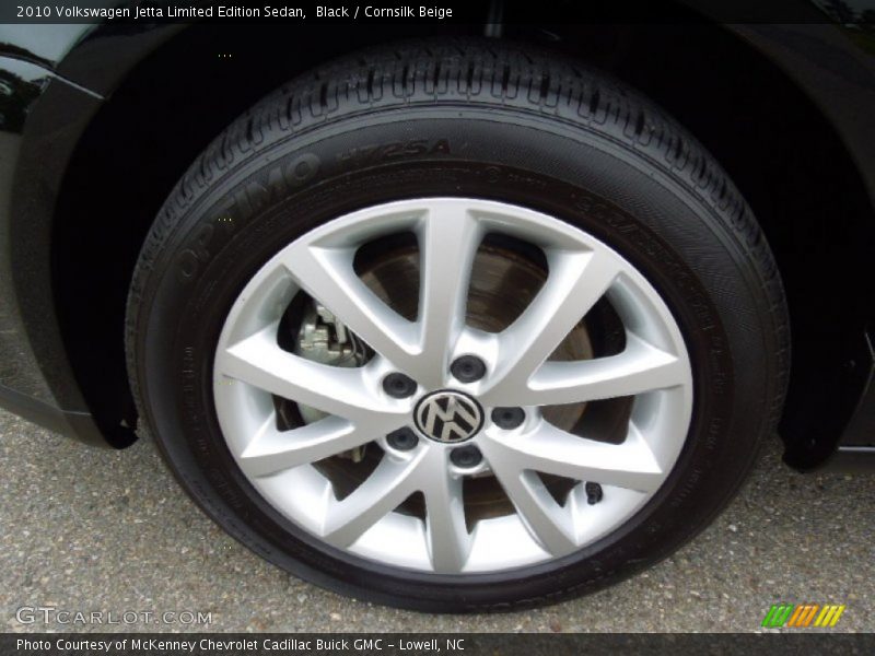 Black / Cornsilk Beige 2010 Volkswagen Jetta Limited Edition Sedan