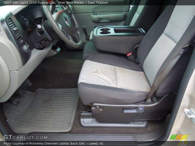 Silver Birch Metallic / Dark Titanium 2007 GMC Sierra 1500 Regular Cab