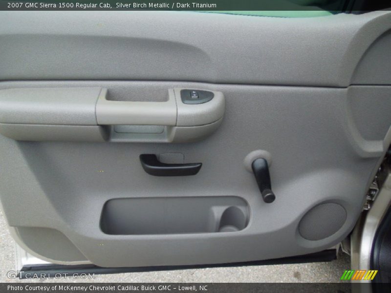 Silver Birch Metallic / Dark Titanium 2007 GMC Sierra 1500 Regular Cab