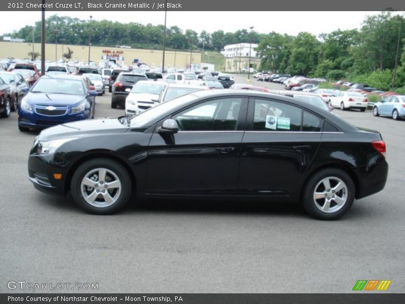 Black Granite Metallic / Jet Black 2012 Chevrolet Cruze LT