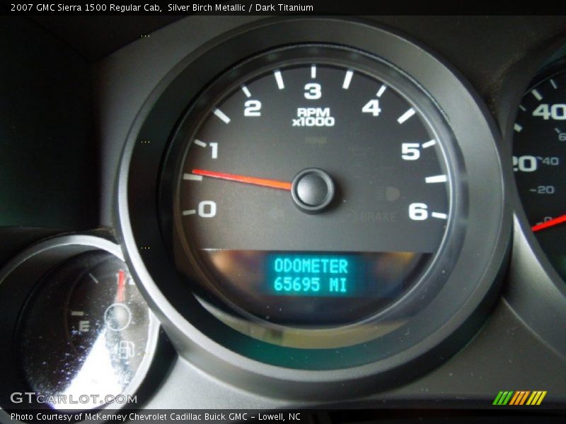 Silver Birch Metallic / Dark Titanium 2007 GMC Sierra 1500 Regular Cab