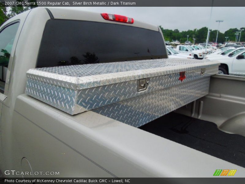 Silver Birch Metallic / Dark Titanium 2007 GMC Sierra 1500 Regular Cab