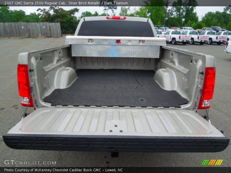 Silver Birch Metallic / Dark Titanium 2007 GMC Sierra 1500 Regular Cab