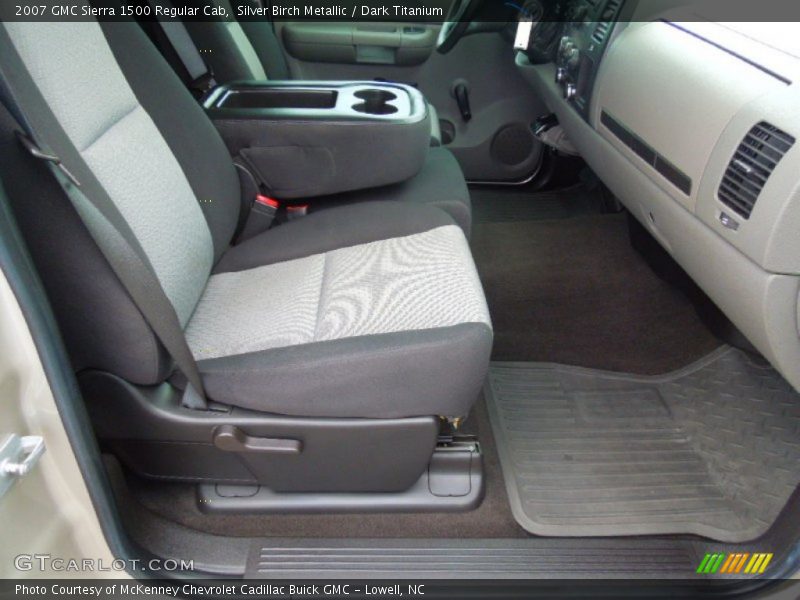 Silver Birch Metallic / Dark Titanium 2007 GMC Sierra 1500 Regular Cab