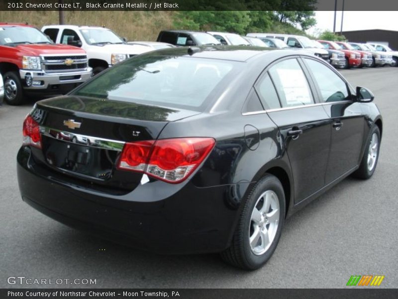 Black Granite Metallic / Jet Black 2012 Chevrolet Cruze LT