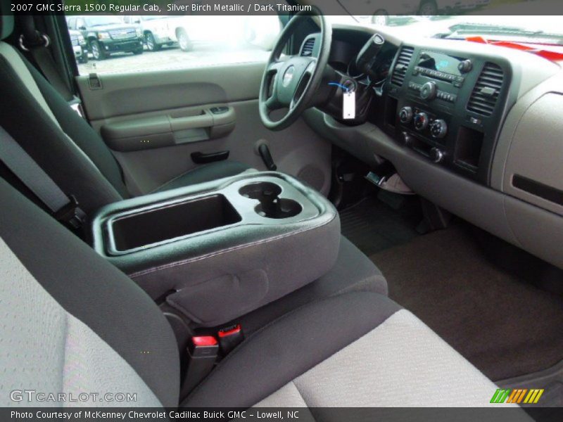 Silver Birch Metallic / Dark Titanium 2007 GMC Sierra 1500 Regular Cab