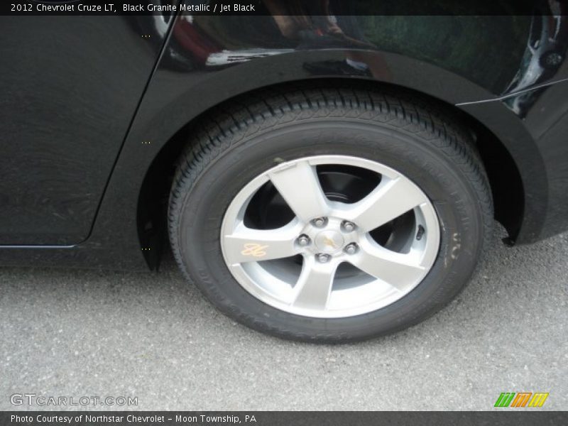 Black Granite Metallic / Jet Black 2012 Chevrolet Cruze LT