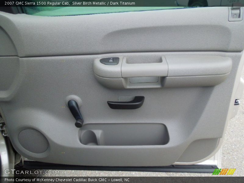 Silver Birch Metallic / Dark Titanium 2007 GMC Sierra 1500 Regular Cab