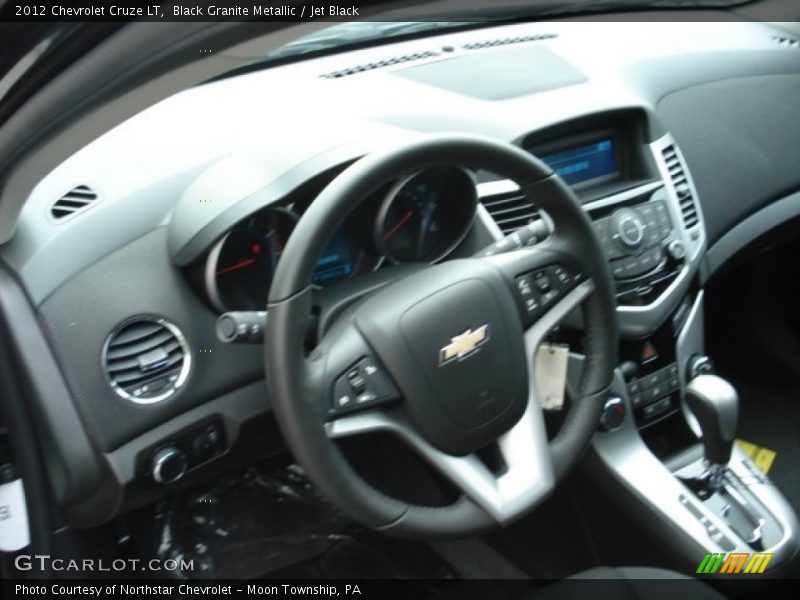 Black Granite Metallic / Jet Black 2012 Chevrolet Cruze LT