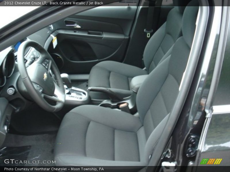Black Granite Metallic / Jet Black 2012 Chevrolet Cruze LT