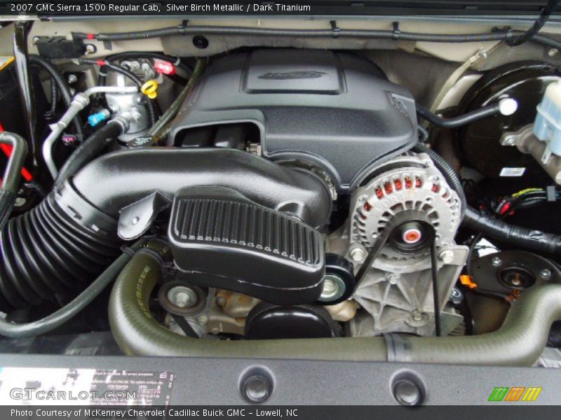 Silver Birch Metallic / Dark Titanium 2007 GMC Sierra 1500 Regular Cab