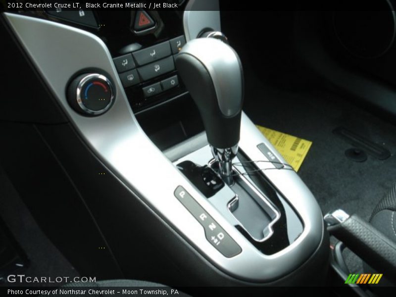 Black Granite Metallic / Jet Black 2012 Chevrolet Cruze LT