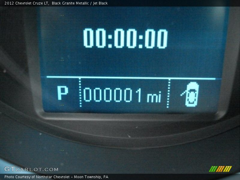 Black Granite Metallic / Jet Black 2012 Chevrolet Cruze LT