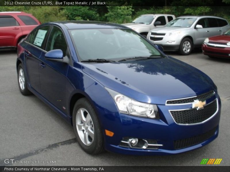 Blue Topaz Metallic / Jet Black 2012 Chevrolet Cruze LT/RS