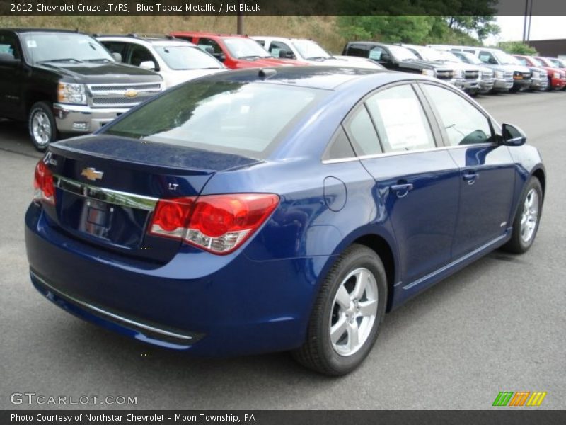 Blue Topaz Metallic / Jet Black 2012 Chevrolet Cruze LT/RS