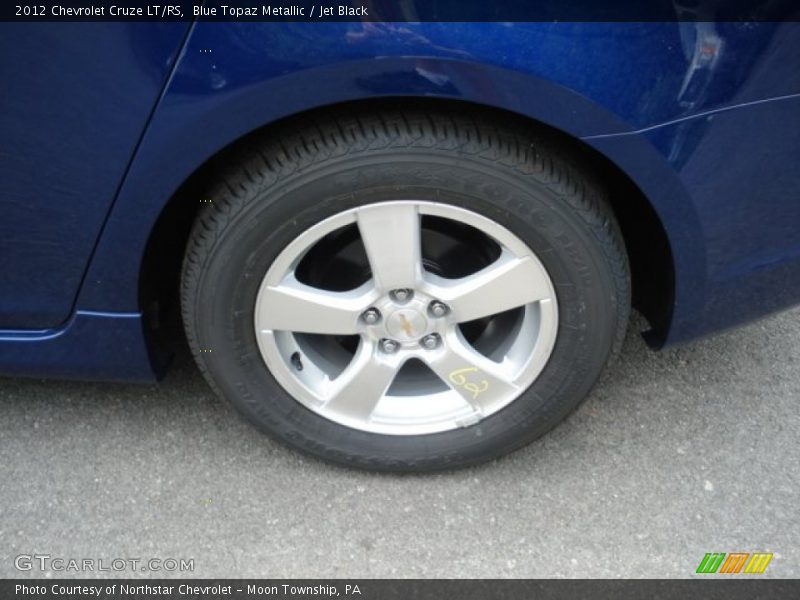 Blue Topaz Metallic / Jet Black 2012 Chevrolet Cruze LT/RS
