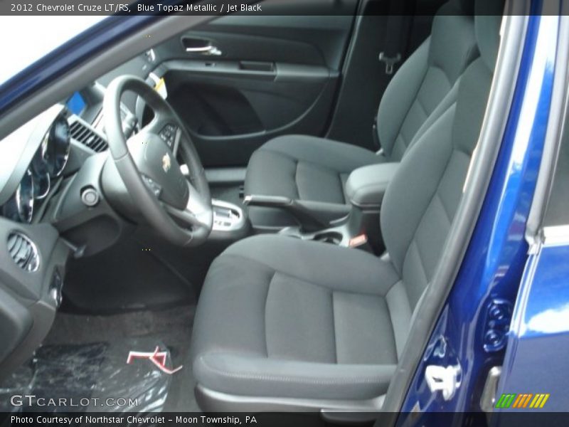 Blue Topaz Metallic / Jet Black 2012 Chevrolet Cruze LT/RS