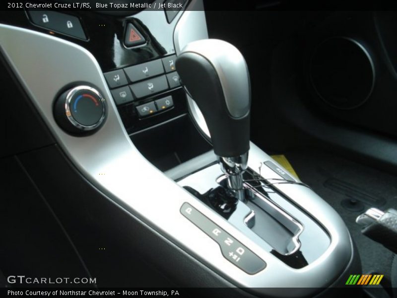 Blue Topaz Metallic / Jet Black 2012 Chevrolet Cruze LT/RS
